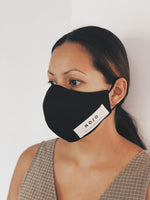 Load image into Gallery viewer, ADULT BLACK WRAP ROUND  MASK (UNISEX)

